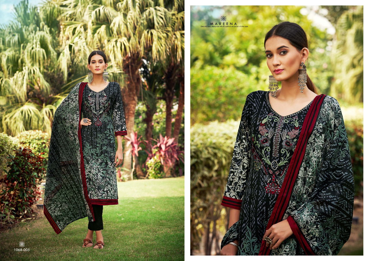 Romani Mareena 6th Wholesale Cotton Printed Readymade Suit Catalog
